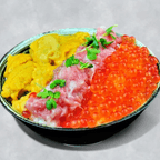 Best Chop Tuna Uni Ikura Don 三籽丼 in Brooklyn, NY